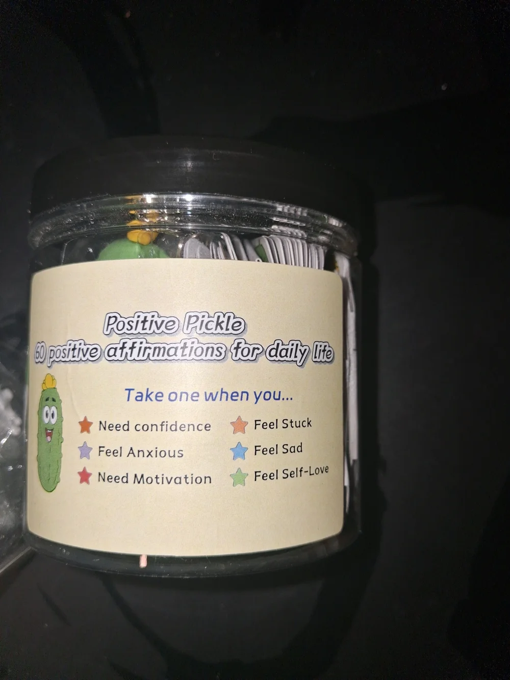 Emotional Support Pickle Party Tin - Green